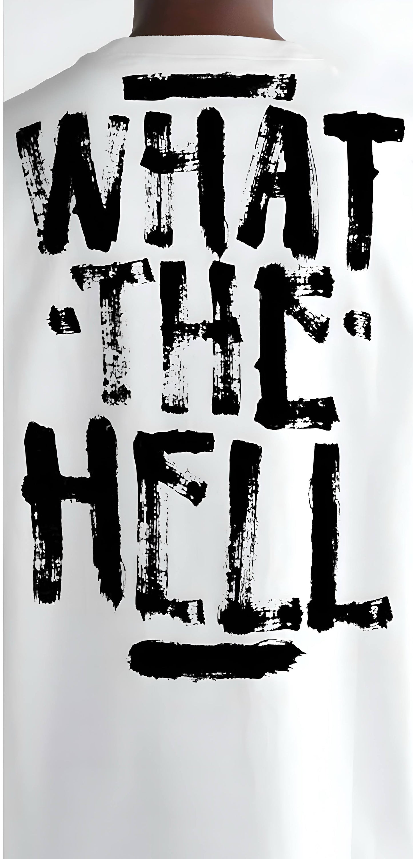 Premium High Quality Graphic Tee -- White WTH