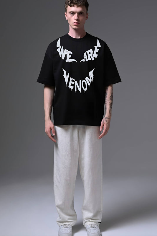 Premium High Quality Graphic Tee -- Black Venom