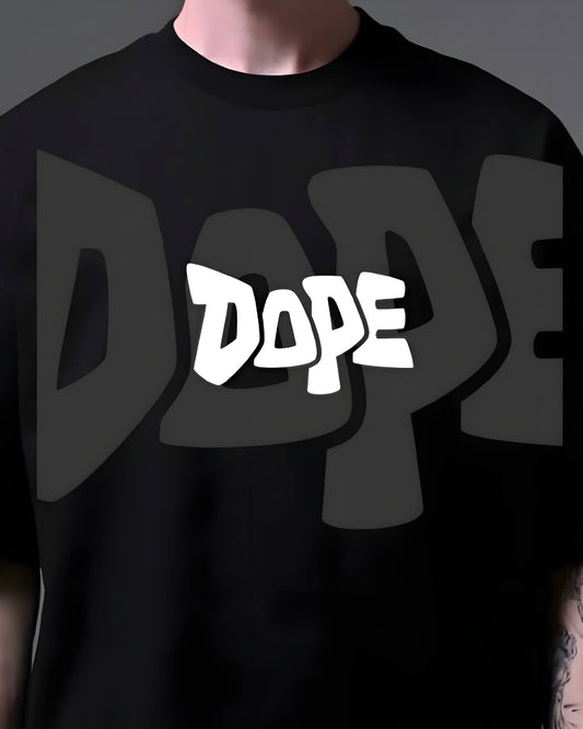 Premium High Quality Graphic Tee -- Black Dope