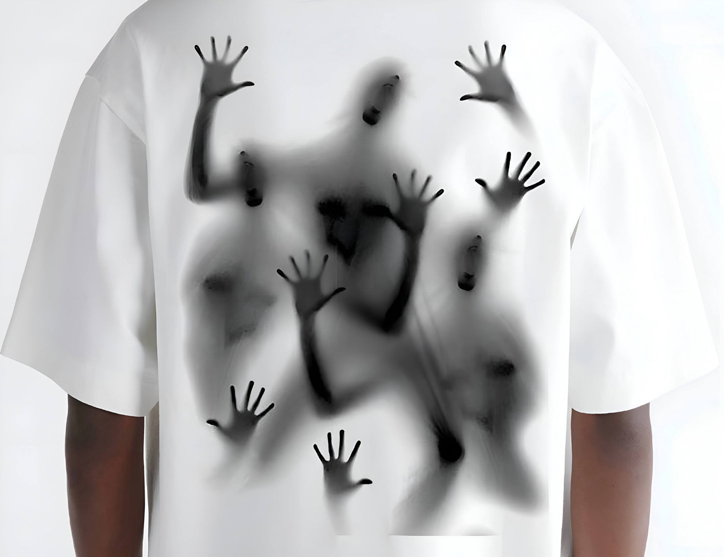 Premium High Quality Graphic Tee -- White Chaos