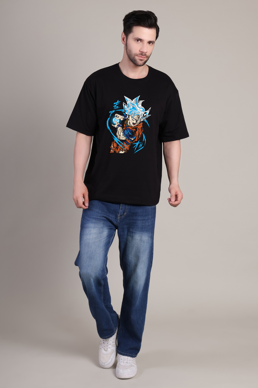 Premium High Quality Graphic Tee -- Black Goku