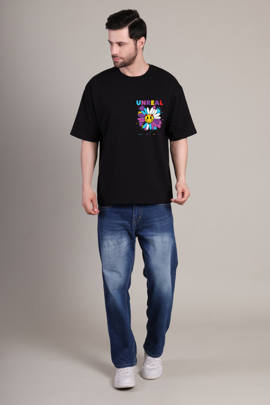 Premium High Quality Graphic Tee -- Black Unreal