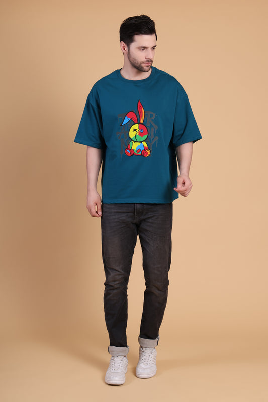 Premium High Quality Graphic Tee -- Blue PANDA