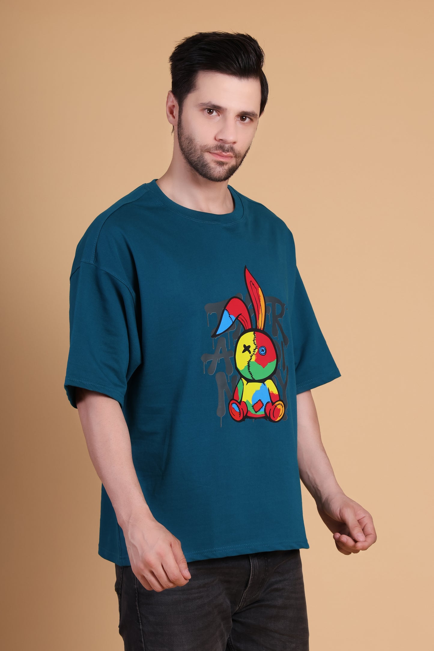 Premium High Quality Graphic Tee -- Blue PANDA