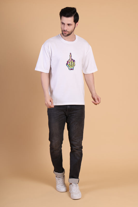 Premium High Quality Graphic Tee -- White PNKF