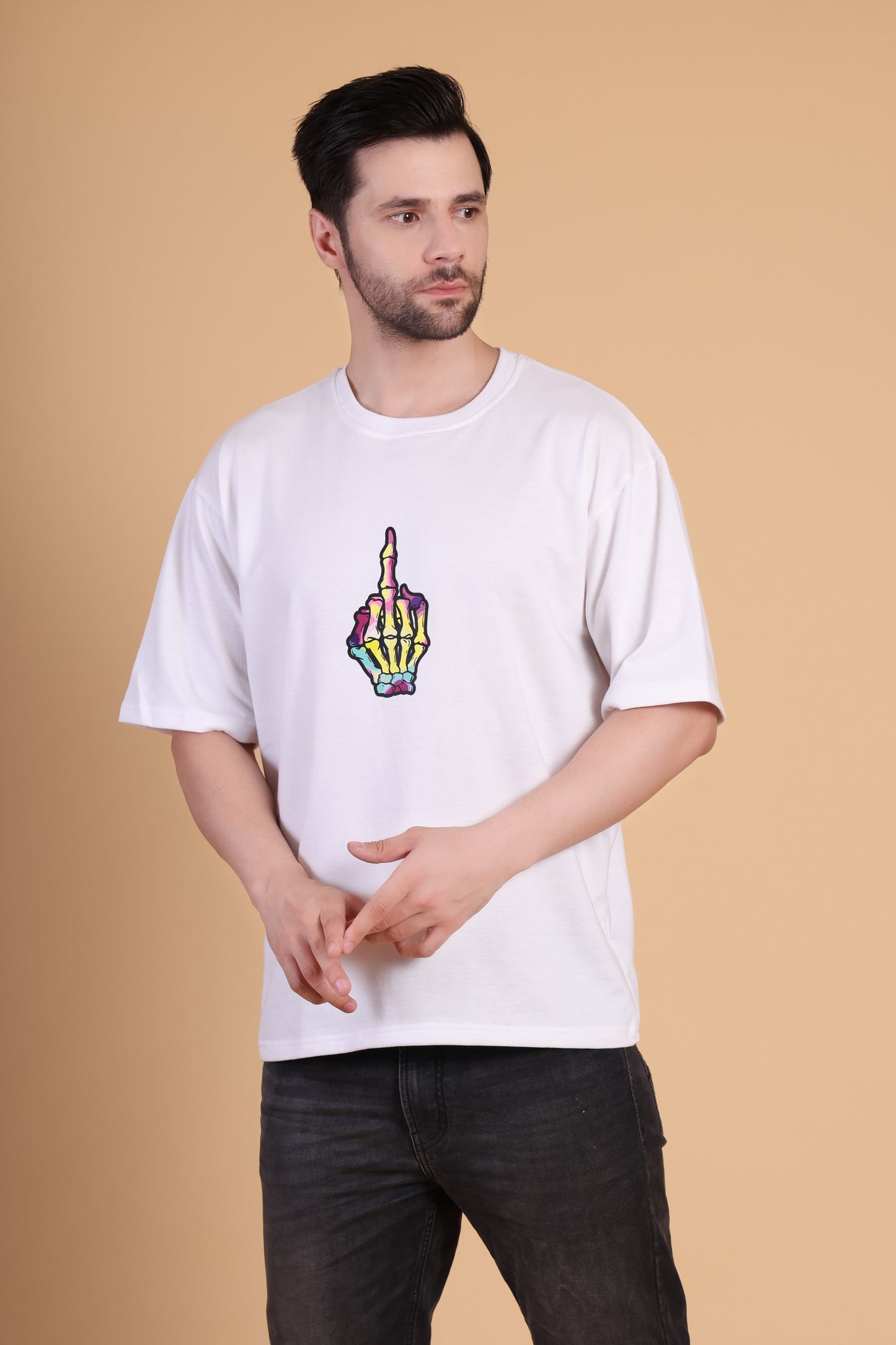 Premium High Quality Graphic Tee -- White PNKF