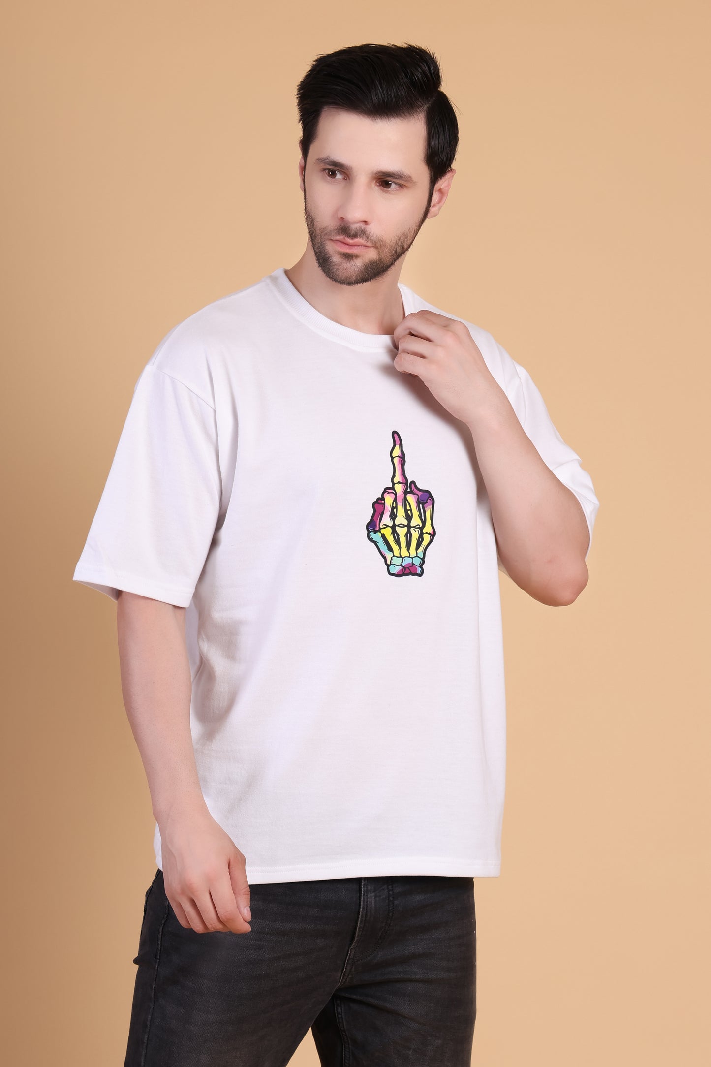 Premium High Quality Graphic Tee -- White PNKF