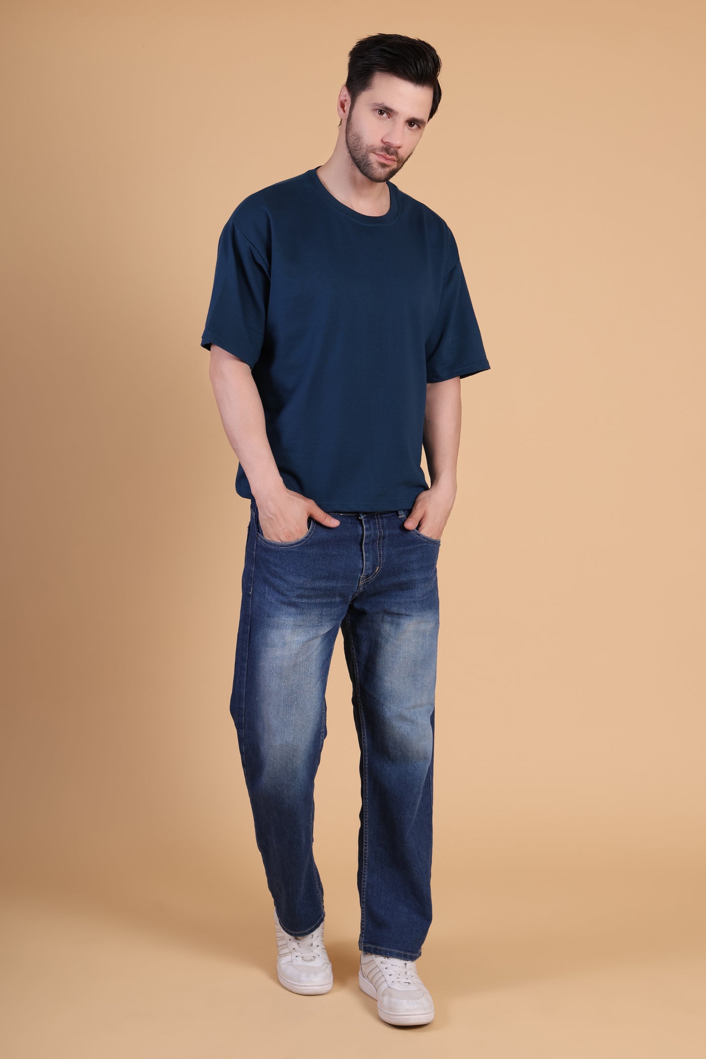 Premium High Quality Plain Tee --RY Blue