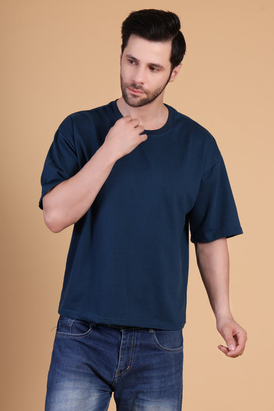 Premium High Quality Plain Tee --RY Blue