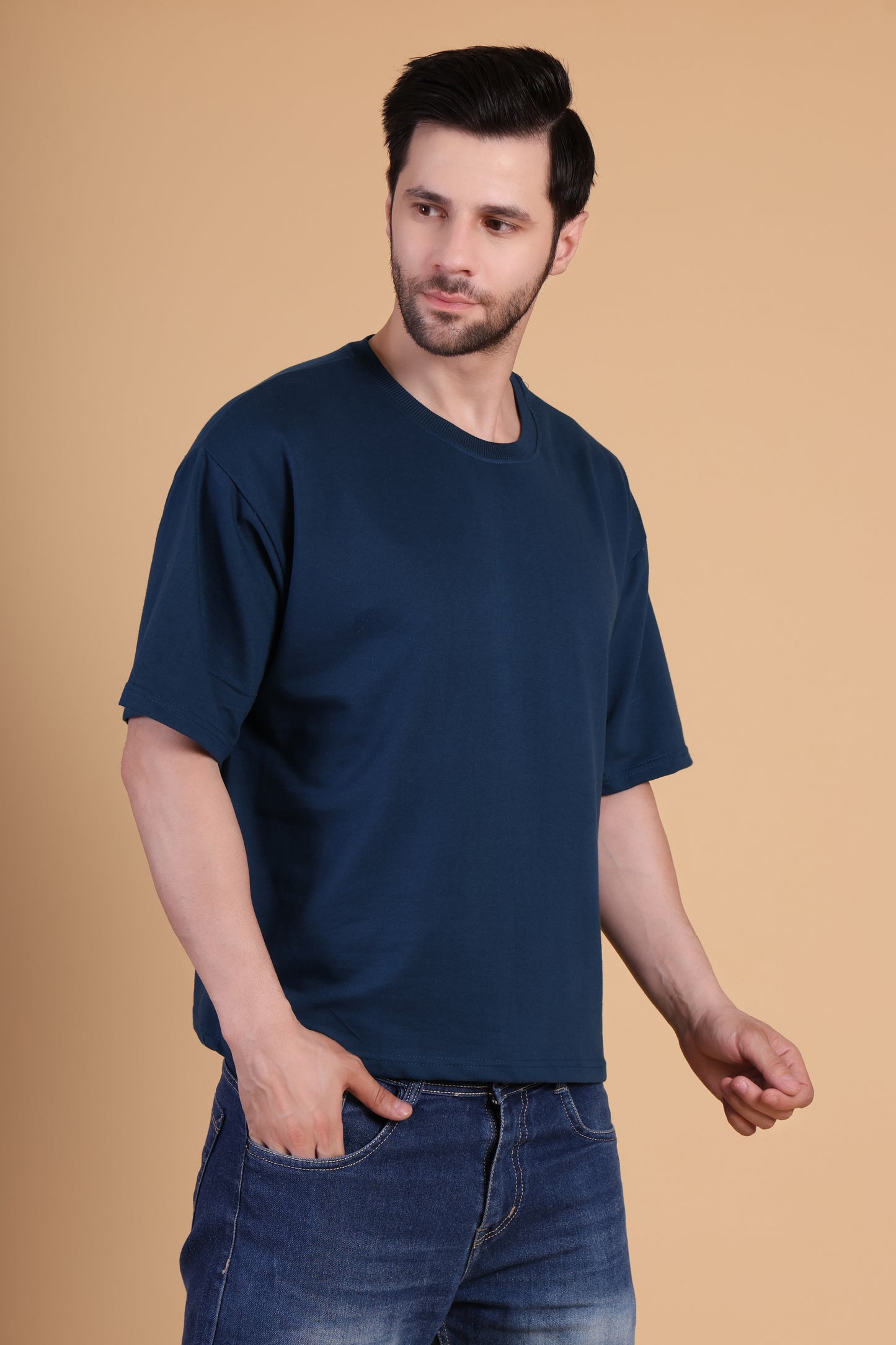Premium High Quality Plain Tee --RY Blue