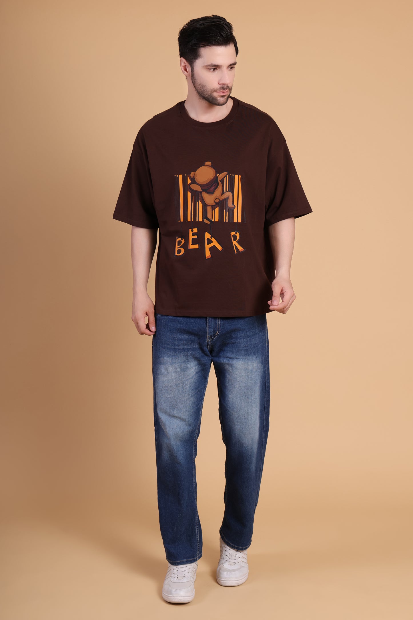 Premium High Quality Graphic Tee -- Brown