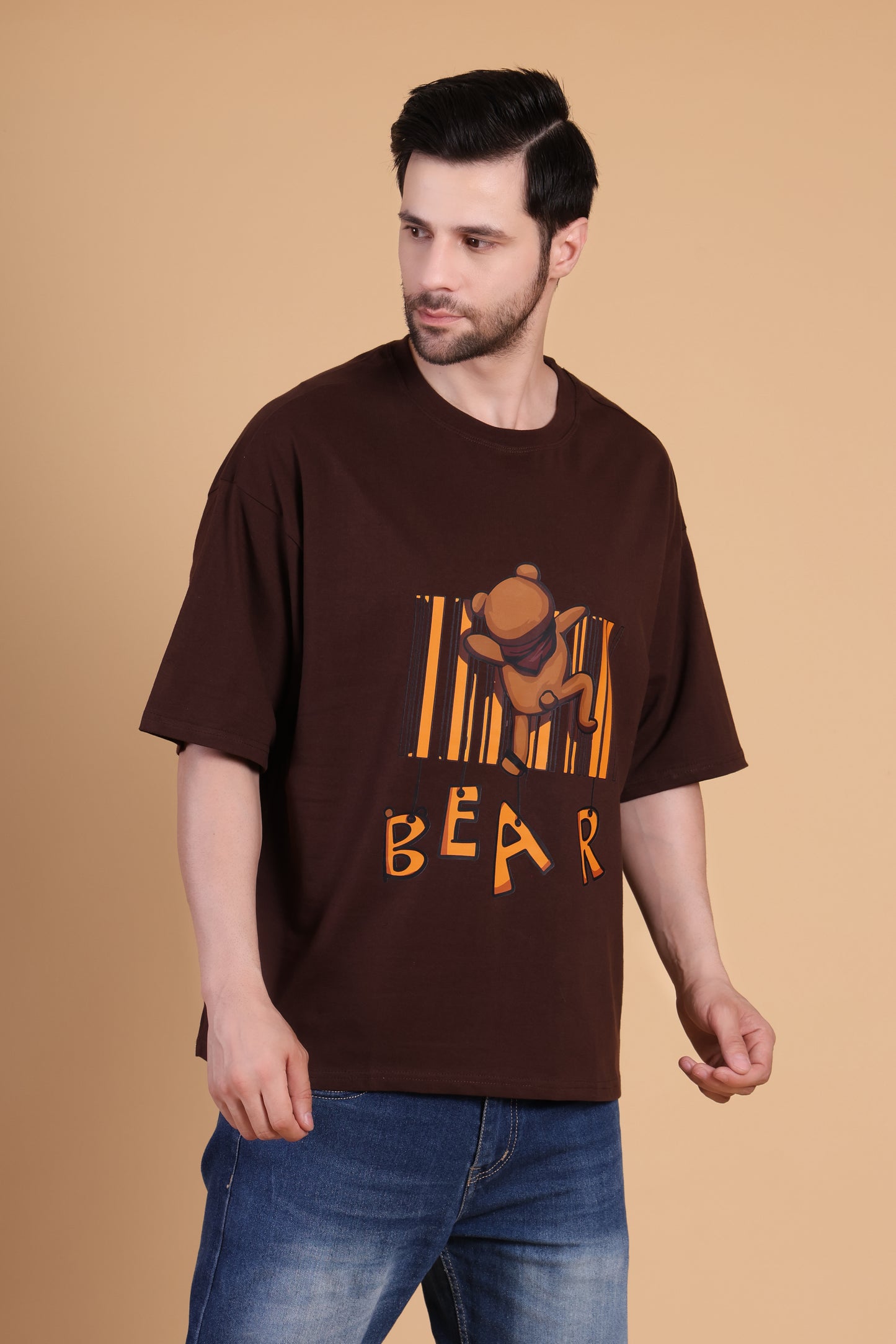 Premium High Quality Graphic Tee -- Brown