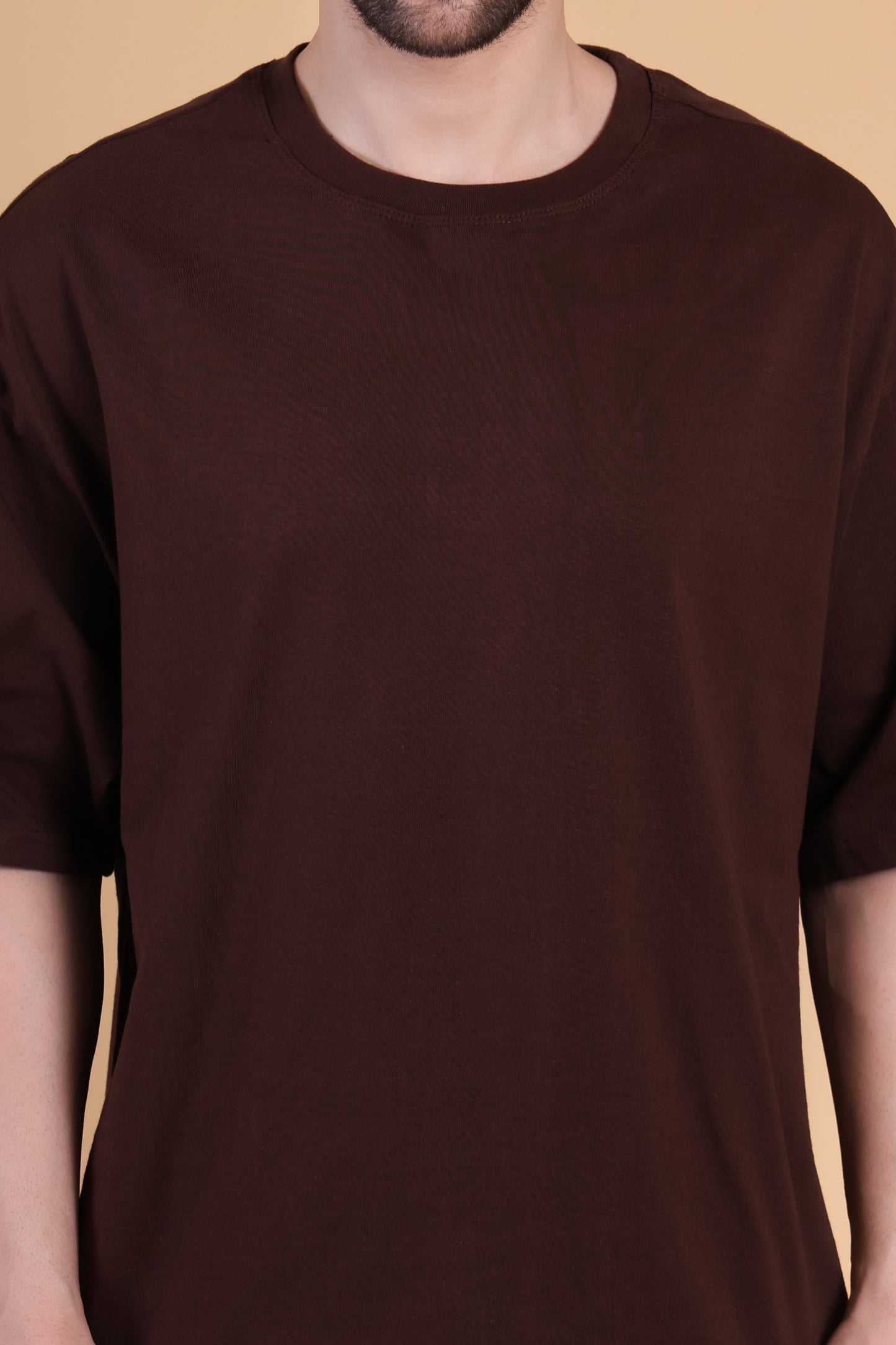 Premium High Quality Plain Tee --Brown