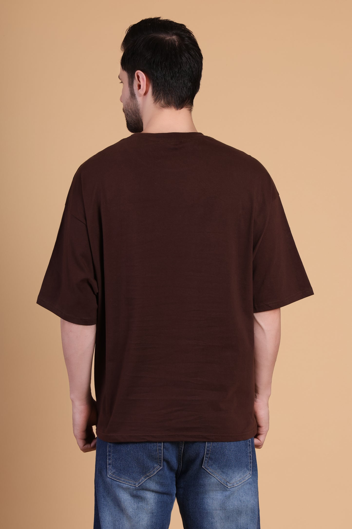Premium High Quality Plain Tee --Brown