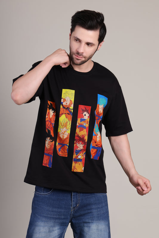 Premium High Quality Graphic Tee -- BLACK GOKU