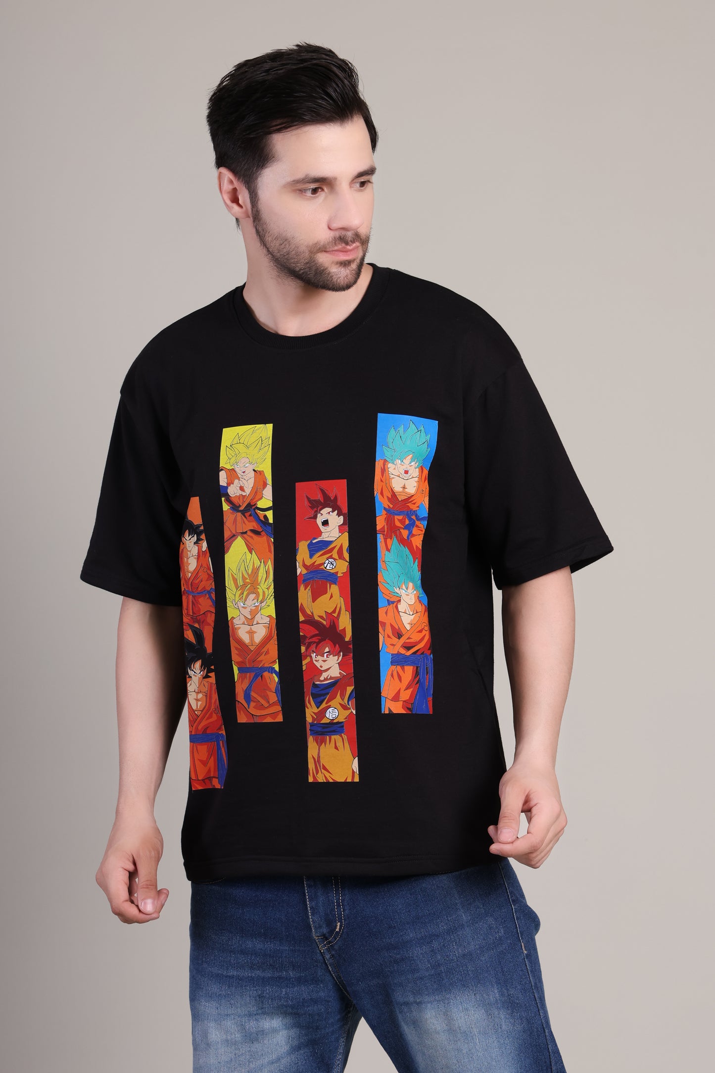 Premium High Quality Graphic Tee -- BLACK GOKU