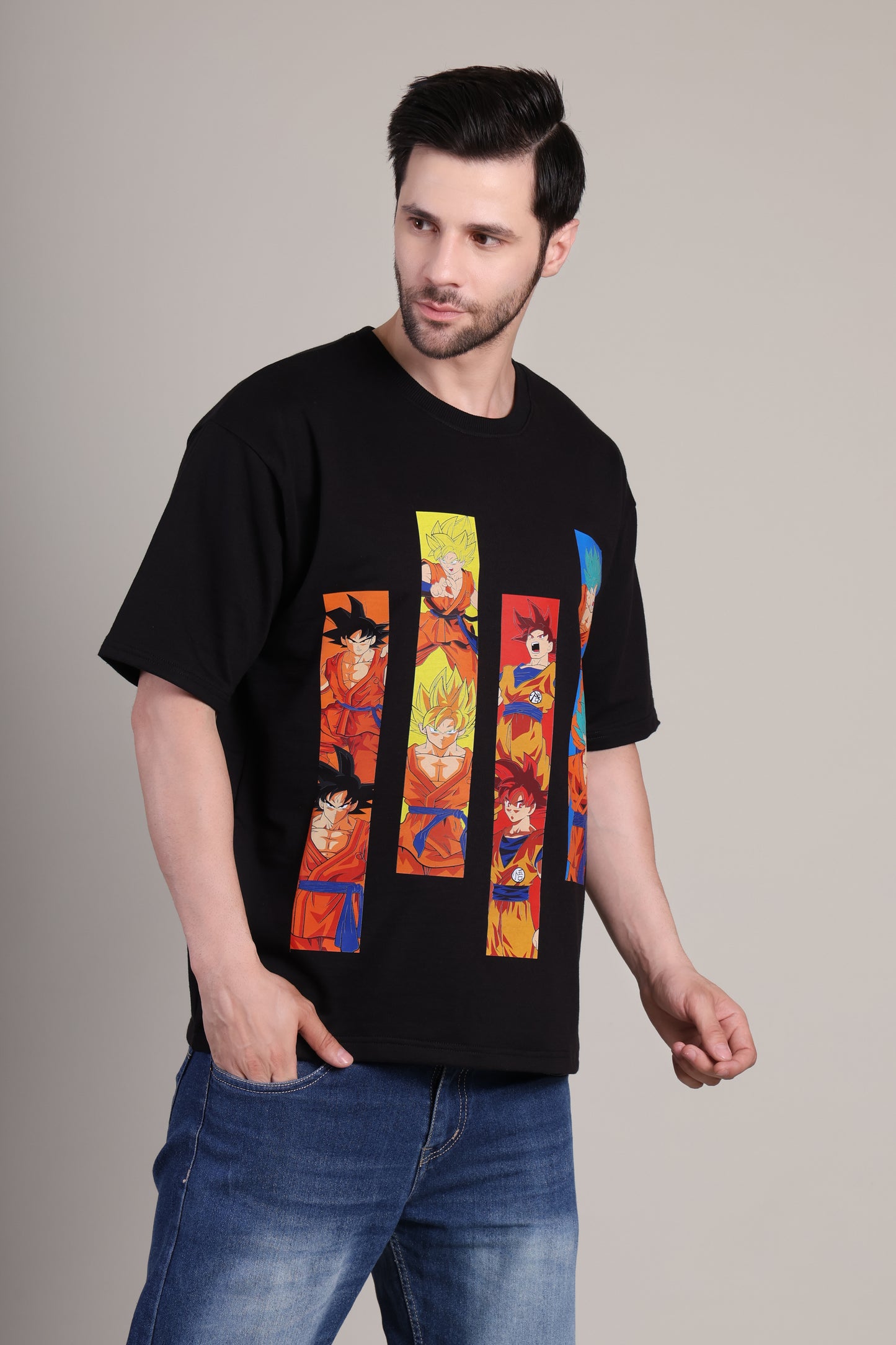 Premium High Quality Graphic Tee -- BLACK GOKU