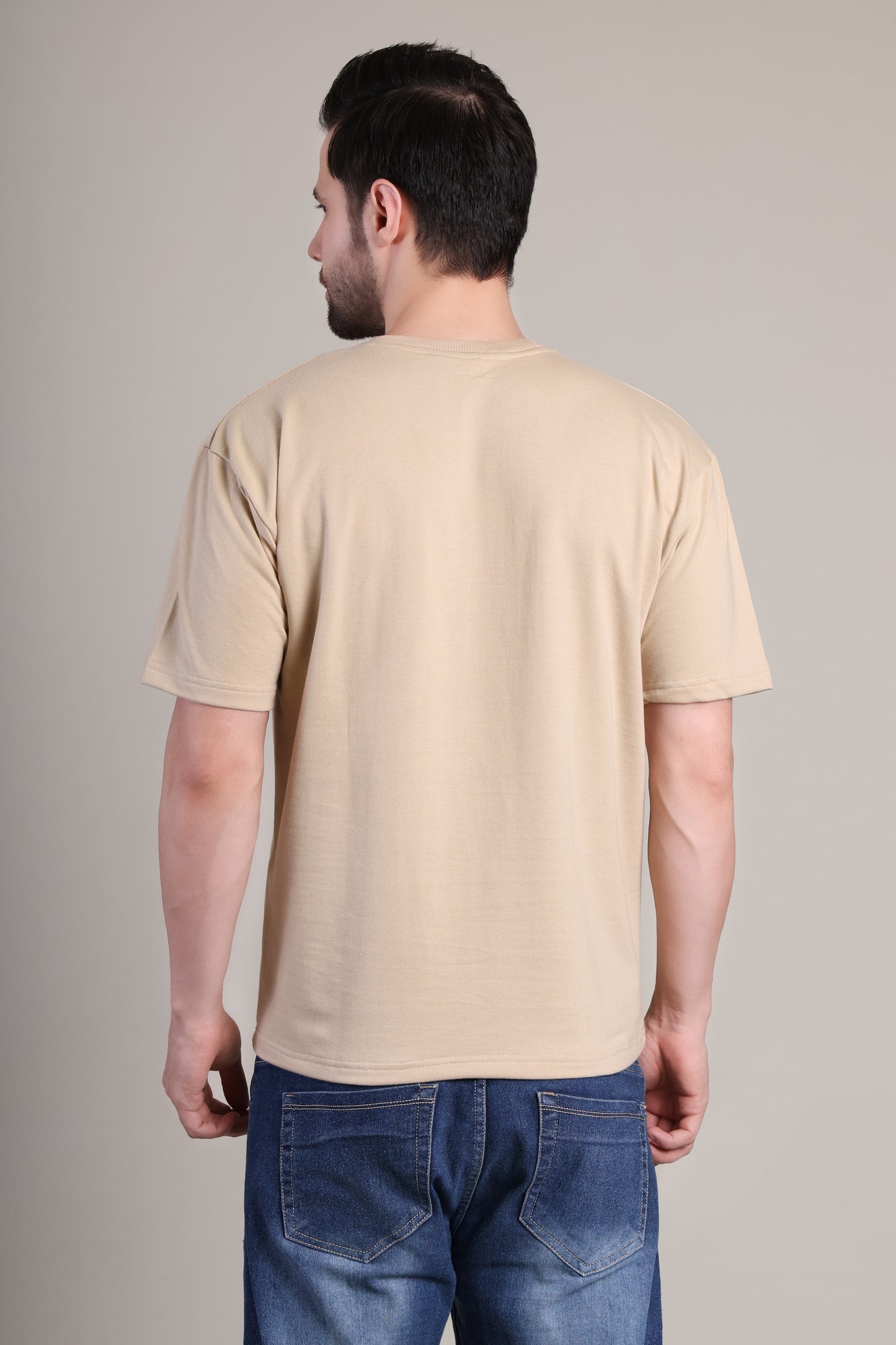 Premium High Quality Graphic Tee -- Beige Panda