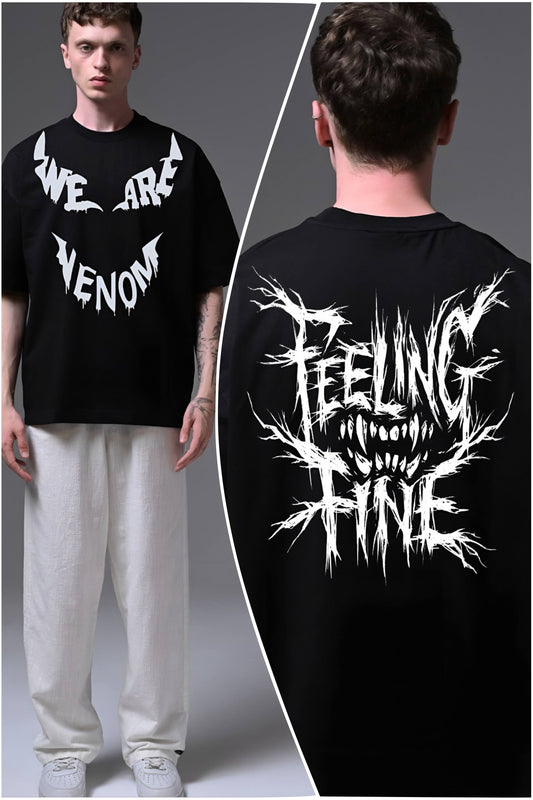 Premium High Quality Graphic Tee -- Black Venom