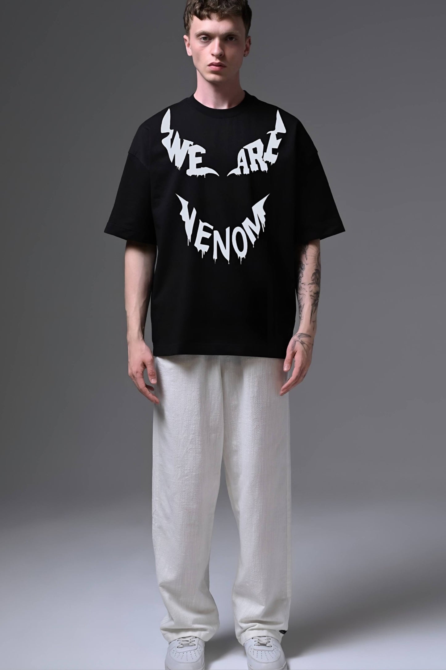 Premium High Quality Graphic Tee -- Black Venom
