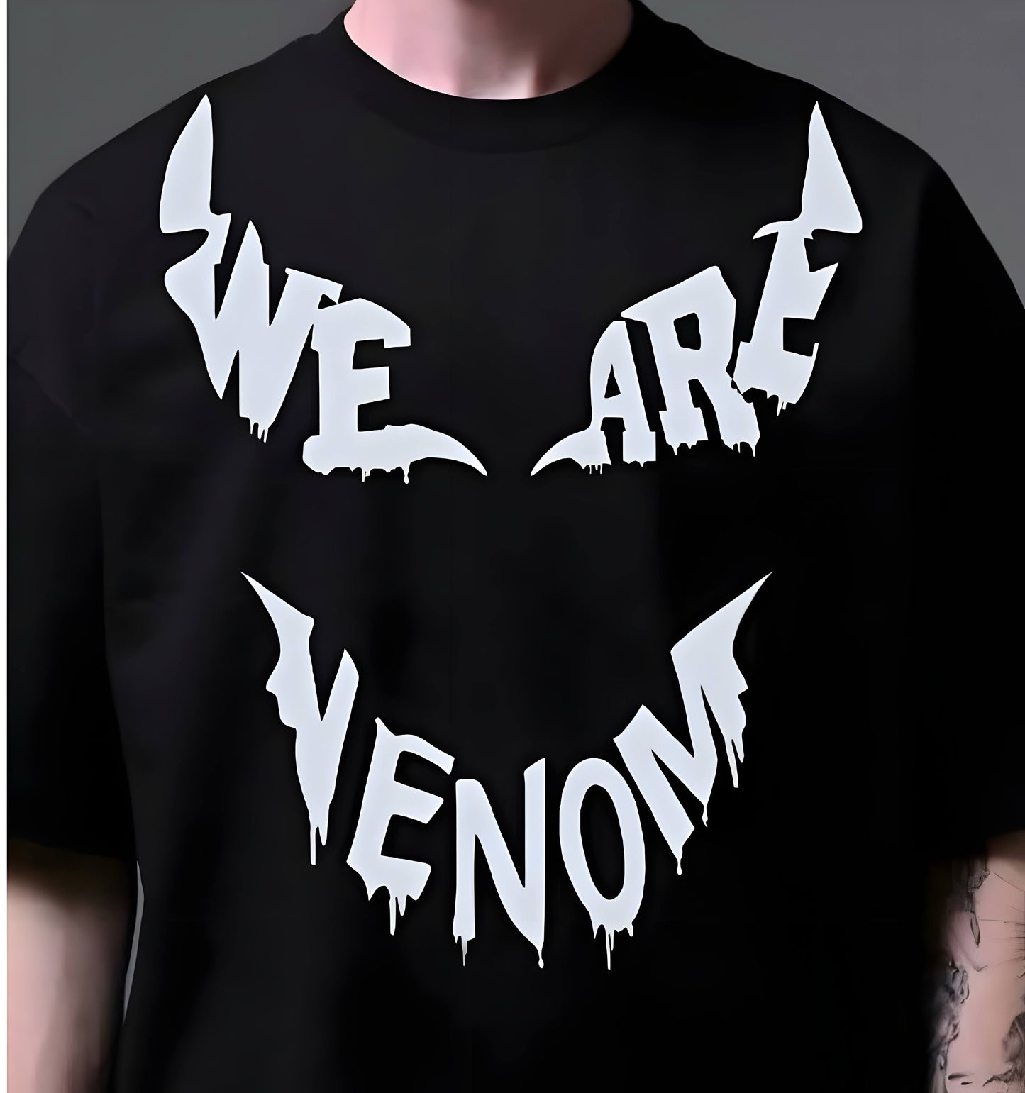 Premium High Quality Graphic Tee -- Black Venom