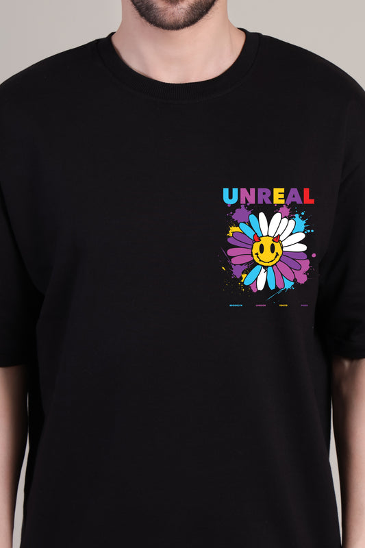 Premium High Quality Graphic Tee -- Black Unreal