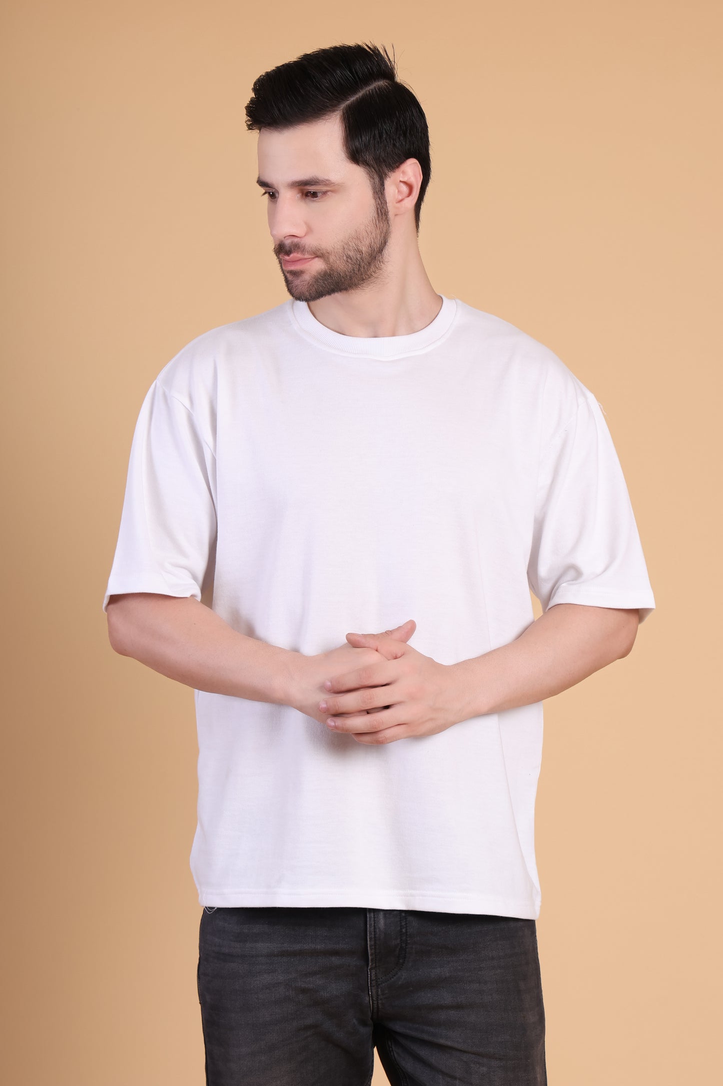 Premium High Quality Plain Tee -- White