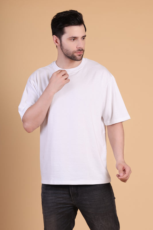 Premium High Quality Plain Tee -- White