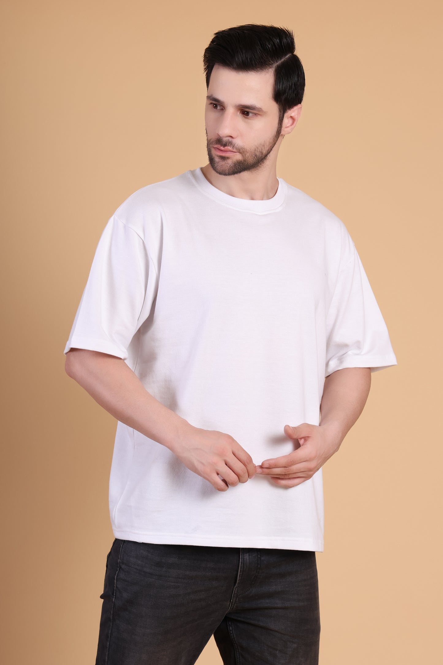 Premium High Quality Plain Tee -- White