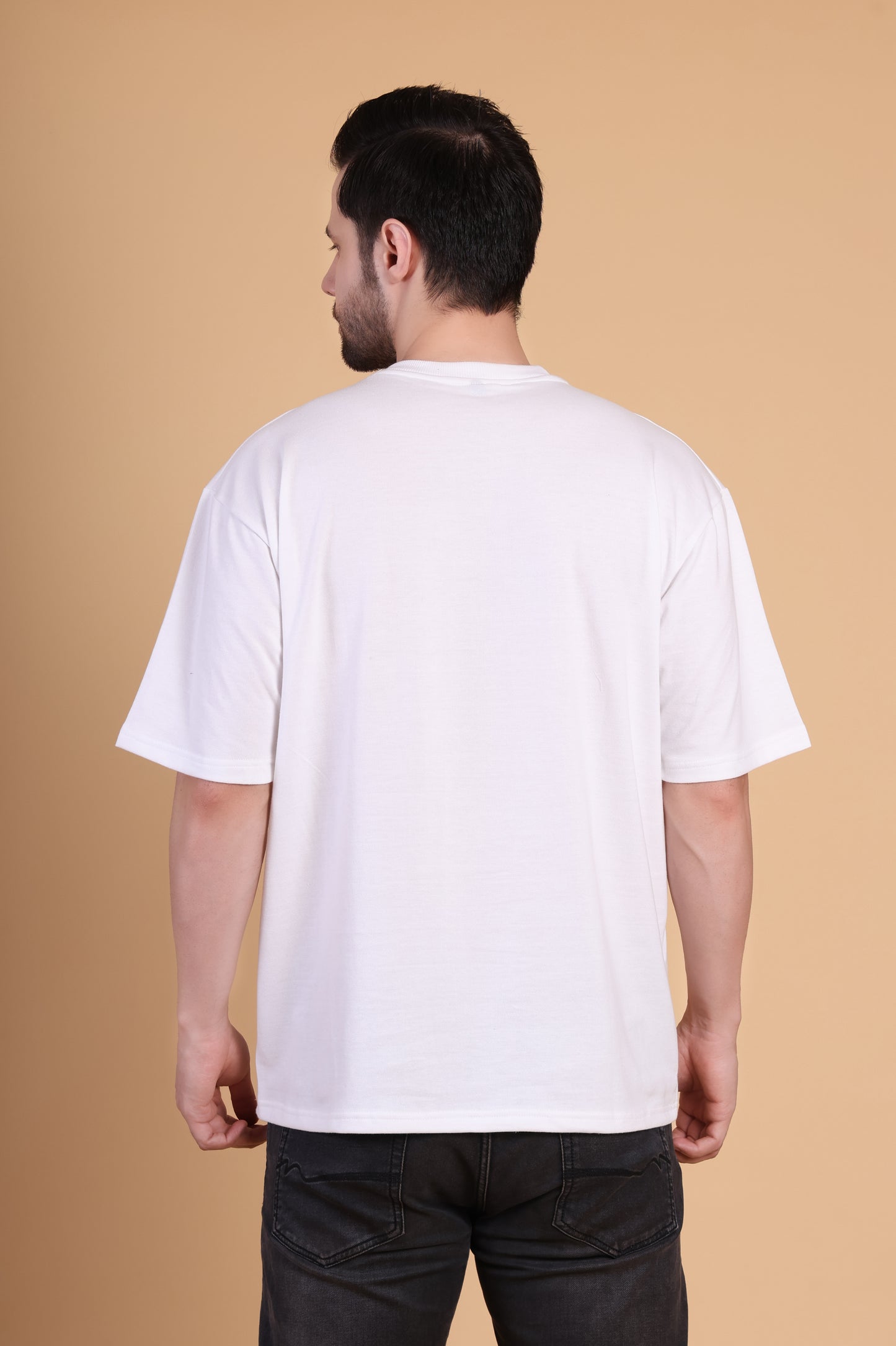 Premium High Quality Graphic Tee -- White Smiley