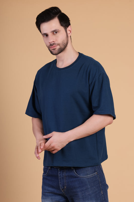 Premium High Quality Plain Tee --RY Blue