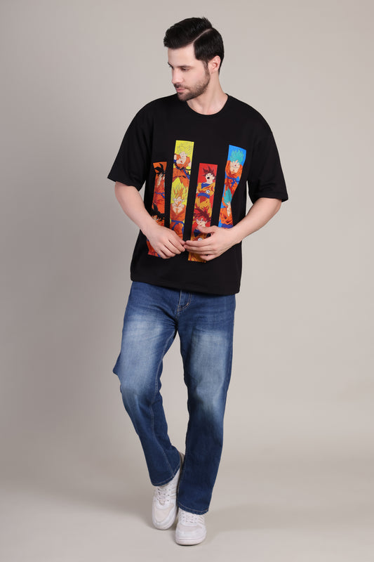 Premium High Quality Graphic Tee -- BLACK GOKU