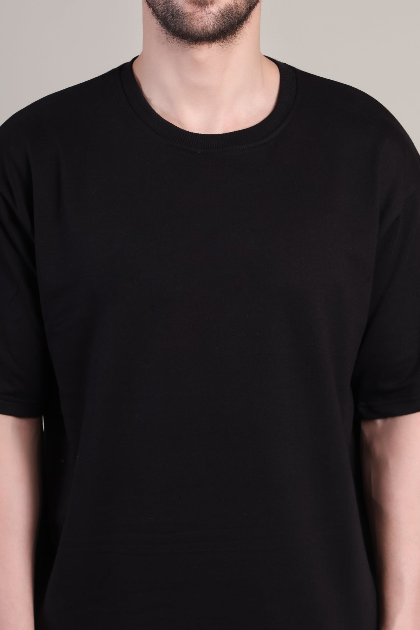 Premium High Quality Plain Tee -- Black